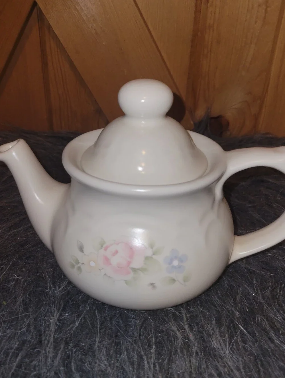 Tea Rose Pfaltzgraff Mini Teapot